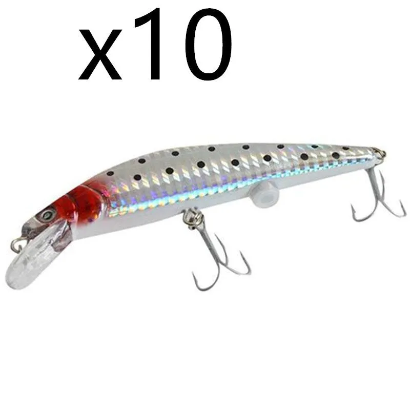 Rechargeable twitching fish lure with USB charging, lights up in the dark