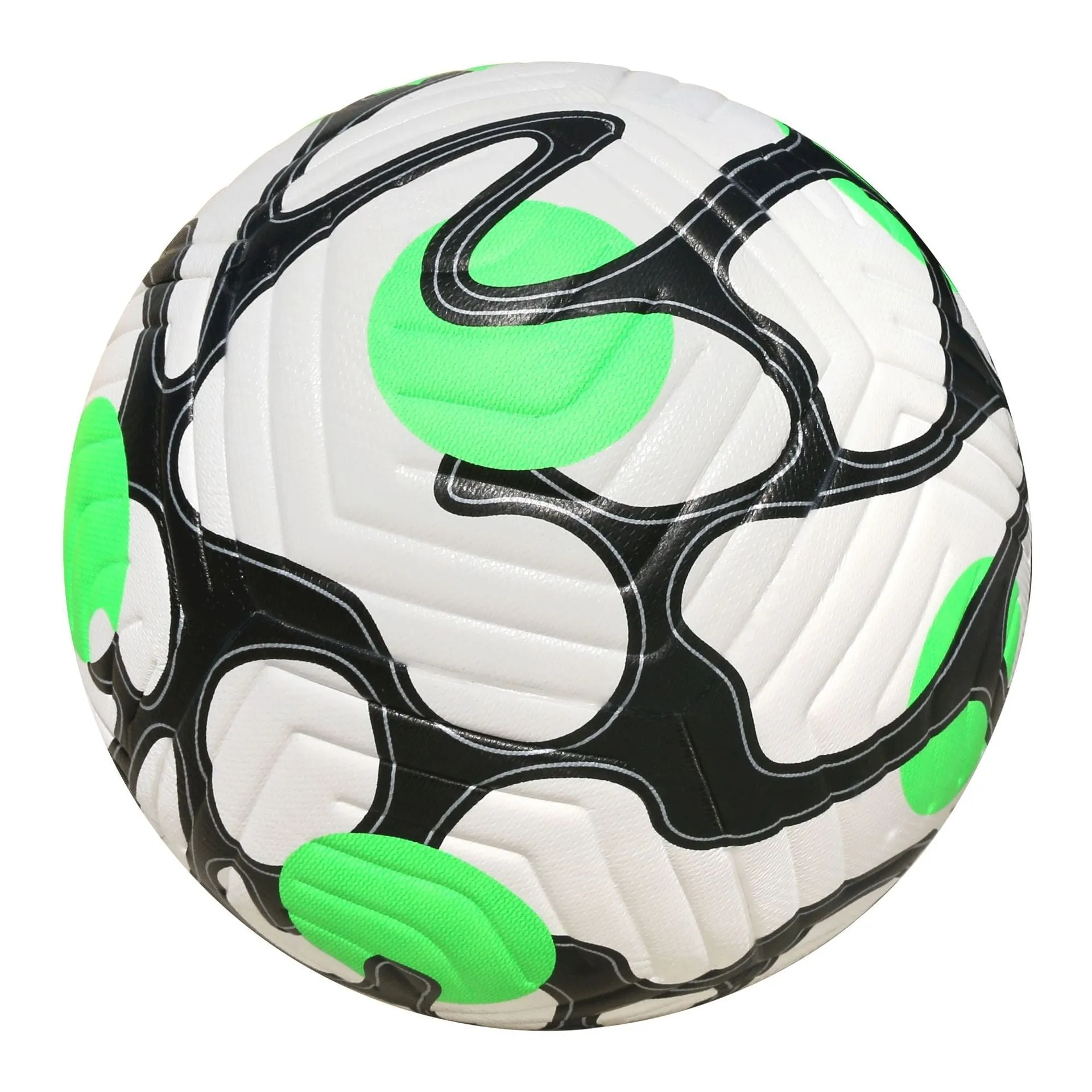 PU leather hot fit football size 5 in blue red black colourway for football matches
