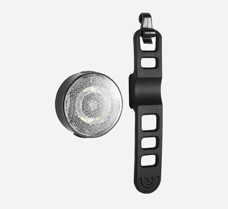 Gaciron W08F-20 bicycle LED headlight with motion sensor, clip attachment, and USB rechargeable design