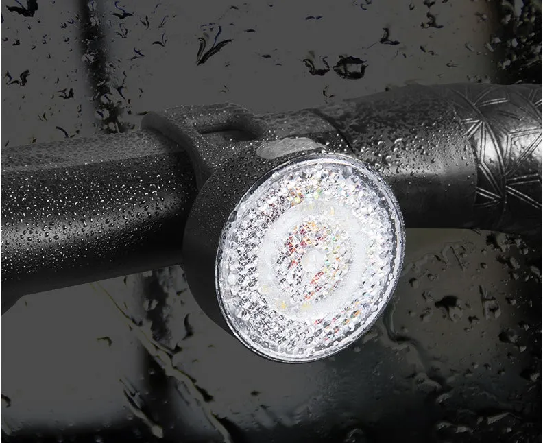 Gaciron W08F-20 bicycle LED headlight with motion sensor, clip attachment, and USB rechargeable design