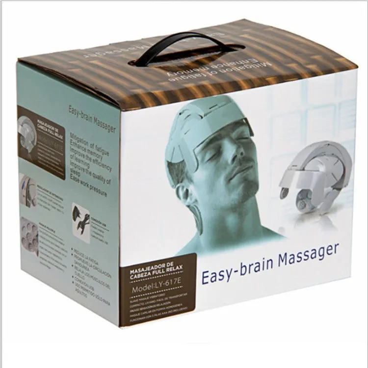 Head massager with hot compress function, computerized control, and infinitely variable speed, Style1