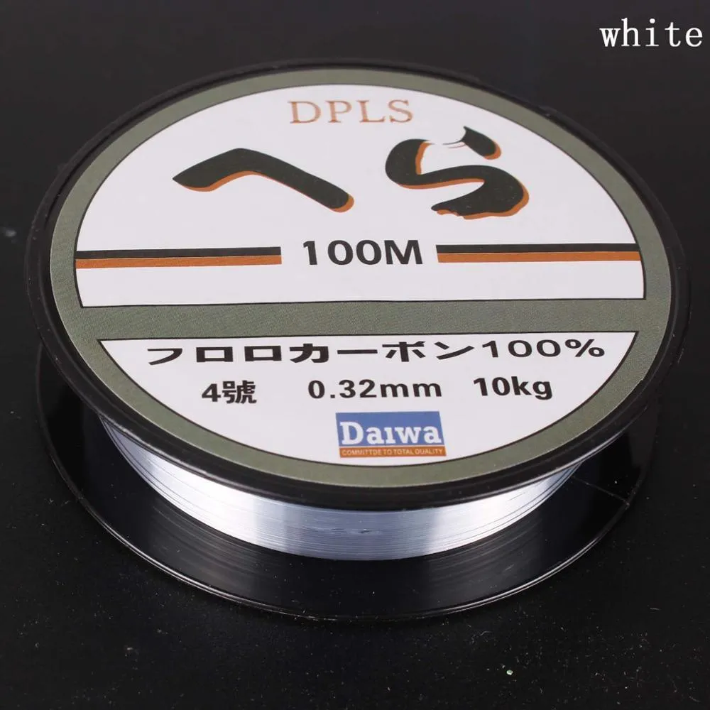 Transparent wine red nylon fishing line on spool, 100 metres, German woven for strength