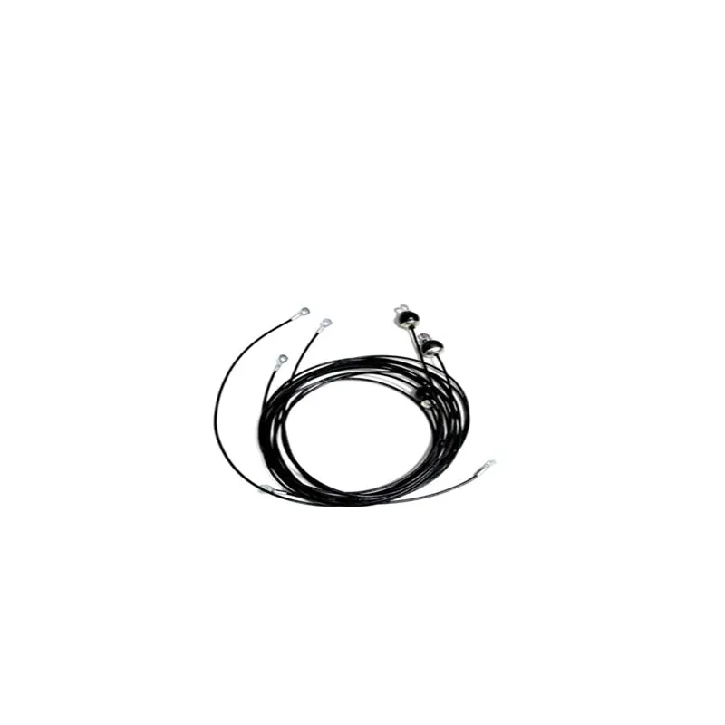 KYLIN SPORT 4.8mm black steel wire rope 1 metre for strength training equipment replacement