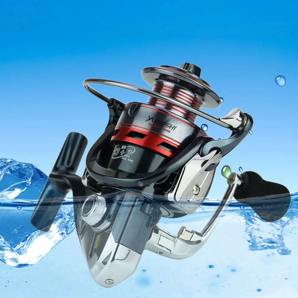 Front unloading spinning wheel reel 13 bearings 5.5:1 gear ratio 1000 to 7000 series