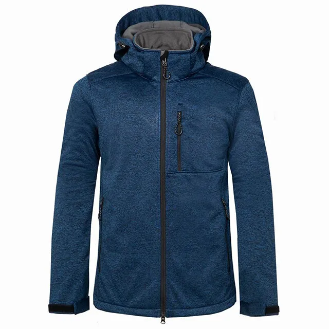 Men's outdoor mountaineering storm suit windbreaker soft shell suit in polyester blend, available in multiple colours