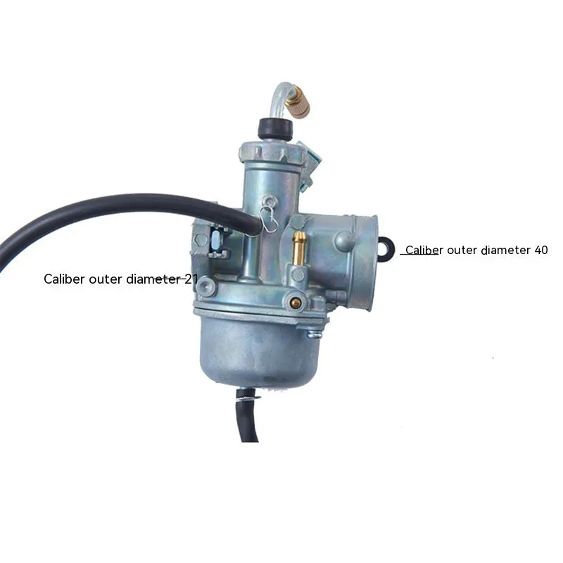 Motorcycle carburetor assembly with flat suction plunger design in Ba Jia and PE26 specifications