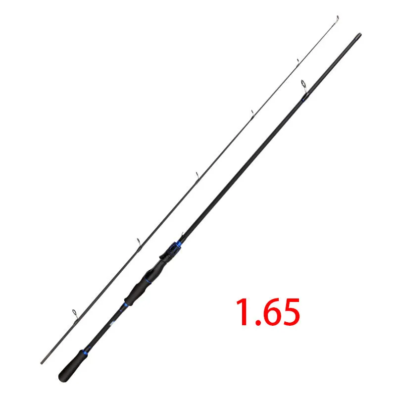 Carbon Luya long-range fishing rod in red, 1.8m two-section design for sea fishing