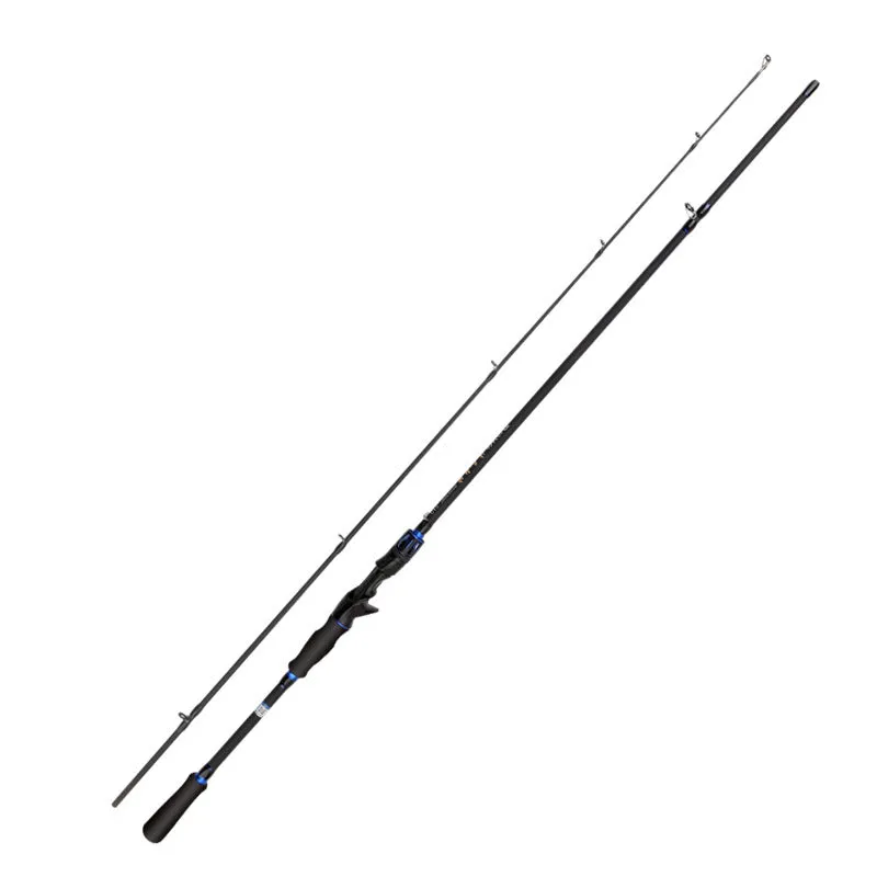 Carbon Luya long-range fishing rod in red, 1.8m two-section design for sea fishing