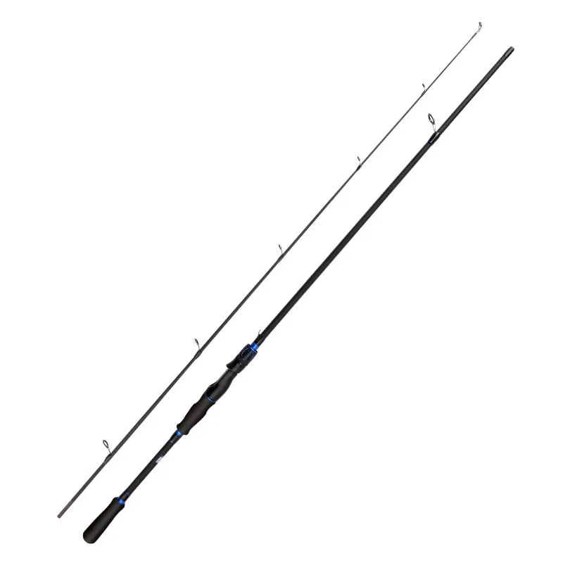 Carbon Luya long-range fishing rod in red, 1.8m two-section design for sea fishing