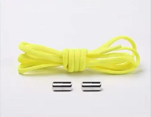 Lazy Laces no-tie elastic shoelaces with metal buckle, 105cm length, multiple colours