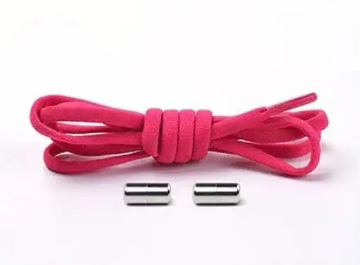 Lazy Laces no-tie elastic shoelaces with metal buckle, 105cm length, multiple colours