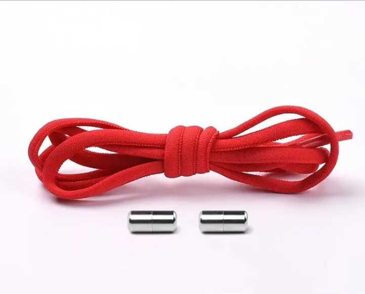 Lazy Laces no-tie elastic shoelaces with metal buckle, 105cm length, multiple colours