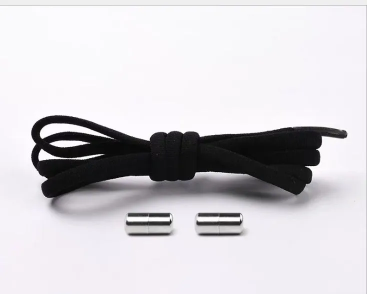 Lazy Laces no-tie elastic shoelaces with metal buckle, 105cm length, multiple colours