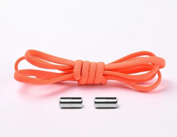 Lazy Laces no-tie elastic shoelaces with metal buckle, 105cm length, multiple colours