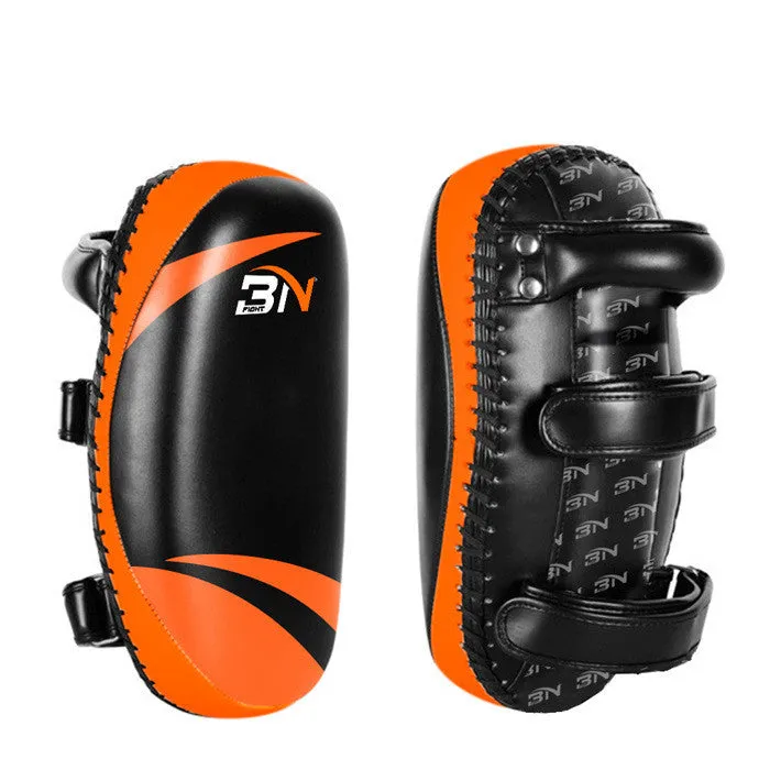Taekwondo boxing protective gear target in fluorescent green with soft PU surface, 350mm x 210mm x 80mm