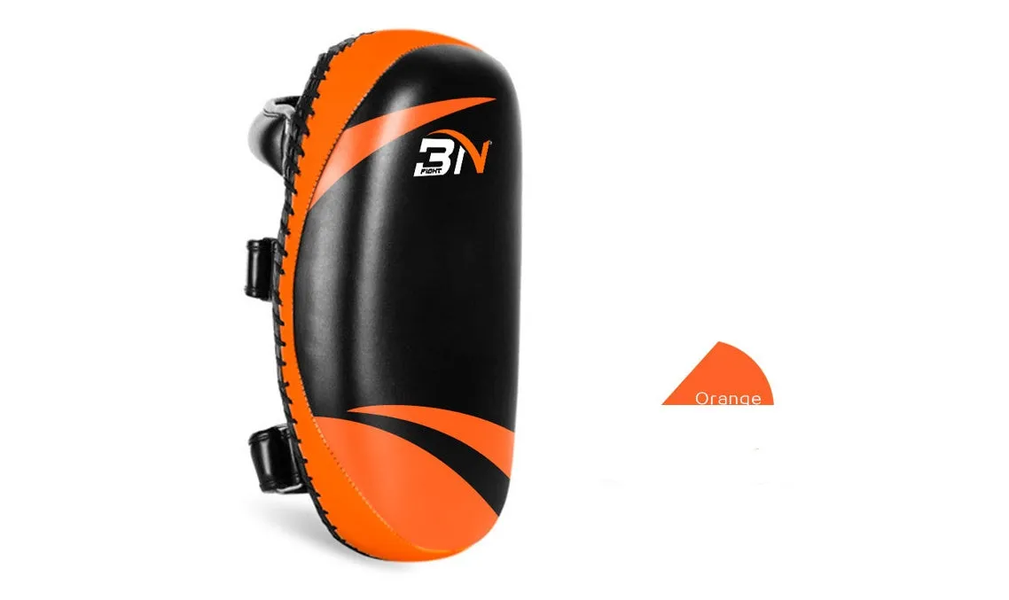 Taekwondo boxing protective gear target in fluorescent green with soft PU surface, 350mm x 210mm x 80mm