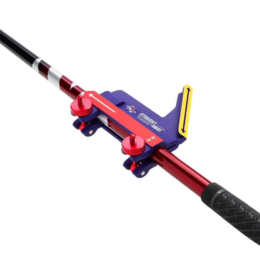 Plastic golf swing plane simulator training aid for improving club path mechanics