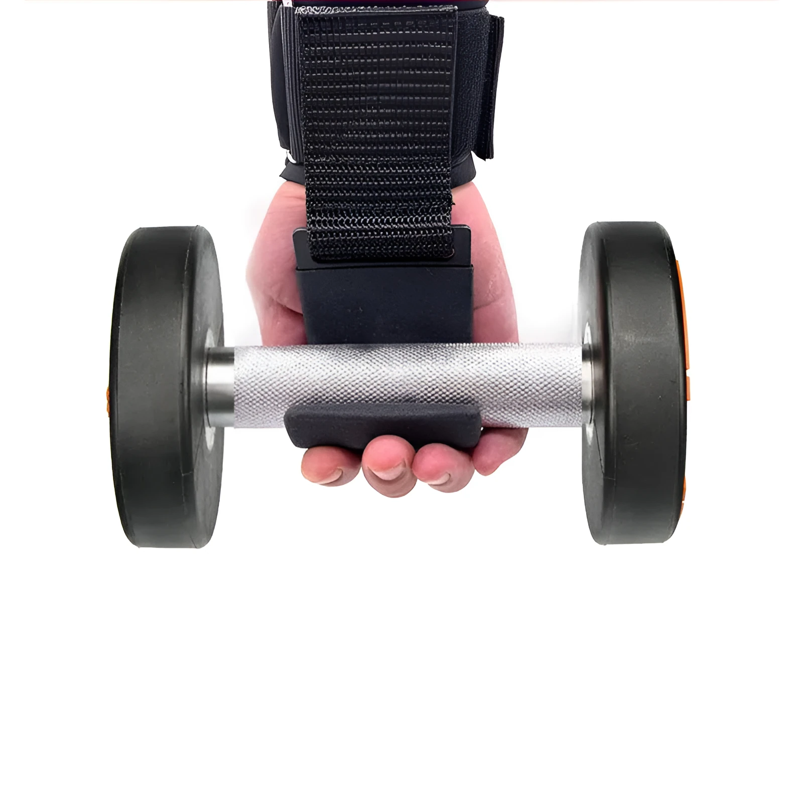 EVA power hook horizontal bar for weightlifting deadlift squat in black 37x8 cm free size pair