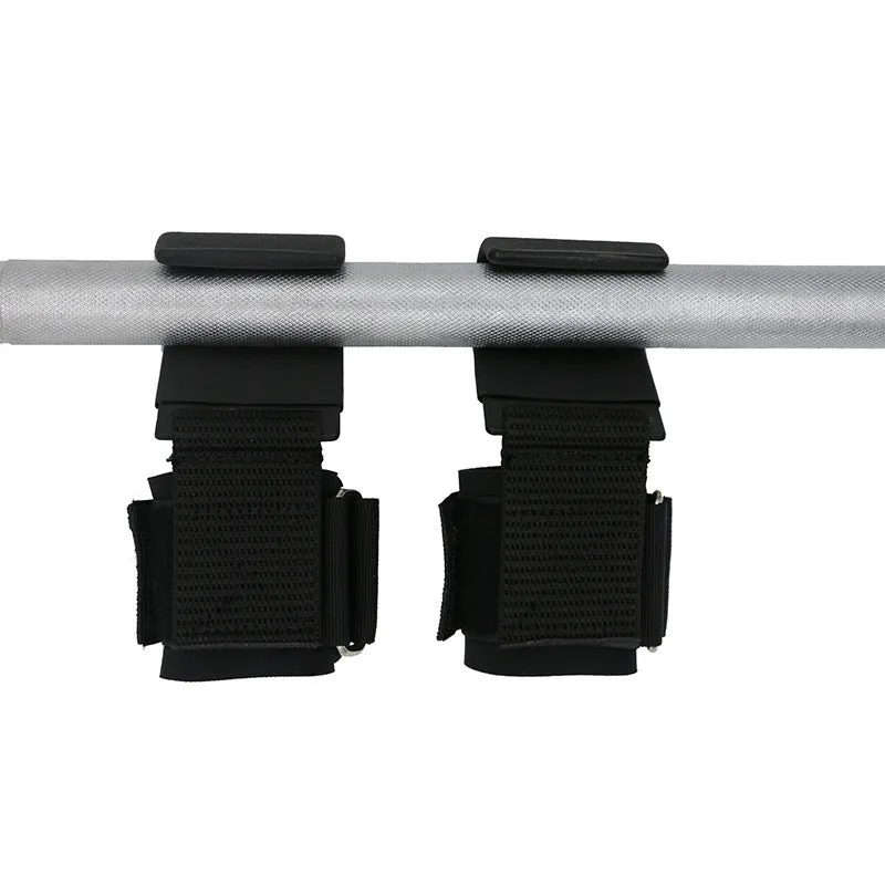 EVA power hook horizontal bar for weightlifting deadlift squat in black 37x8 cm free size pair