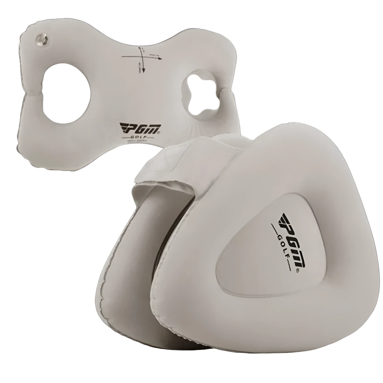 Golf swing corrector with PVC fluff material and retractable air nozzle for posture training