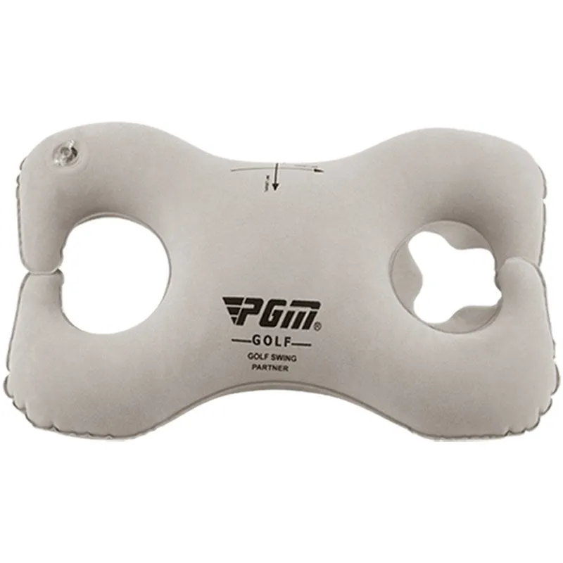 Golf swing corrector with PVC fluff material and retractable air nozzle for posture training