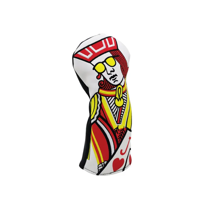 Golf club cover wooden pole sleeve for driver fairway wood head protector in multiple colour options.