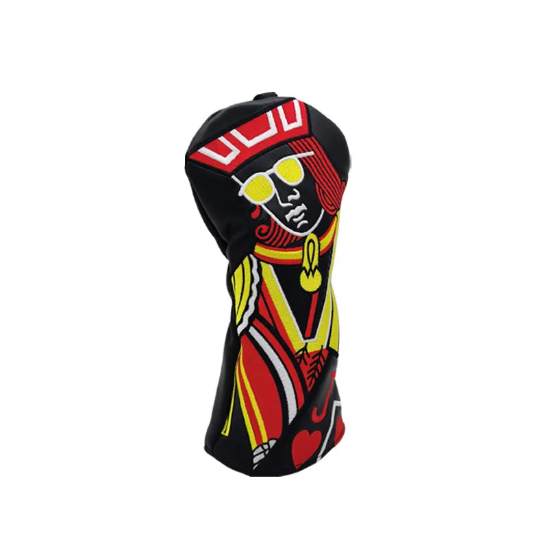 Golf club cover wooden pole sleeve for driver fairway wood head protector in multiple colour options.
