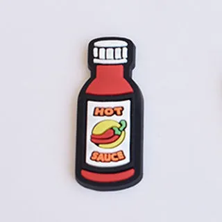 Removable PVC shoe ornament buckle for hole shoes, 2.5-3cm size