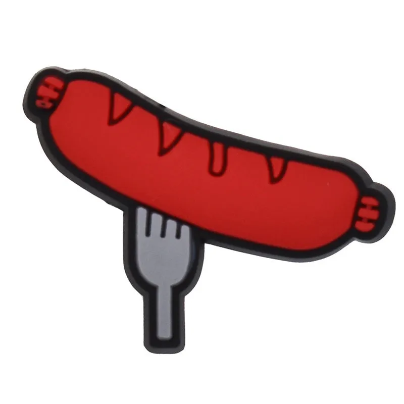 Removable PVC shoe ornament buckle for hole shoes, 2.5-3cm size