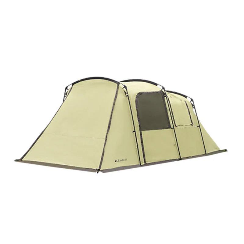 Landwolf large space tunnel tent outdoor camping tourist blue jade with awning and poles