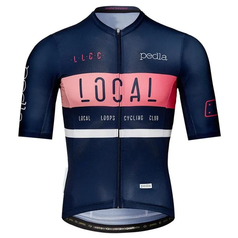 Men's quick-dry breathable summer cycling jersey in moisture-wicking fabric, available in multiple styles and sizes S to 3XL