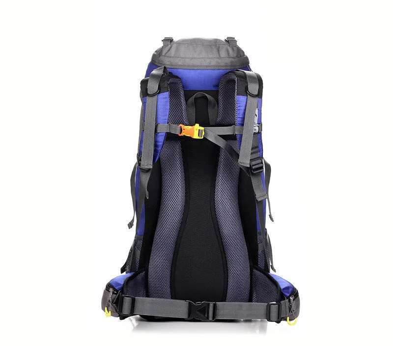 Nylon mountaineering backpack in six colours for hiking camping and cycling travel