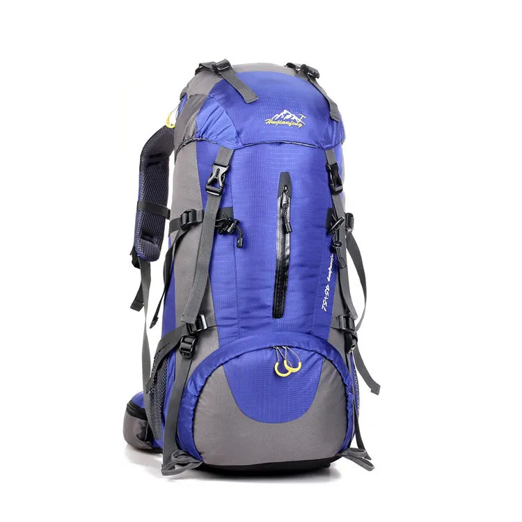Nylon mountaineering backpack in six colours for hiking camping and cycling travel