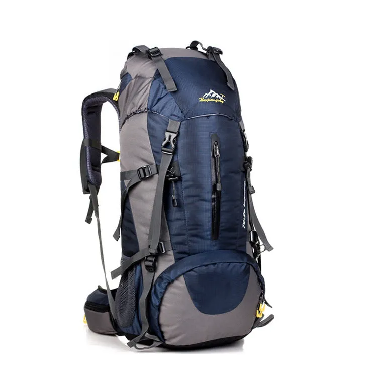 Nylon mountaineering backpack in six colours for hiking camping and cycling travel