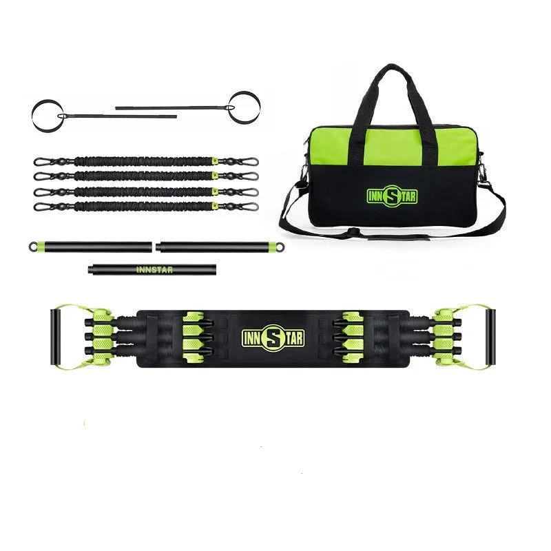 Nylon bench press chest muscle training equipment for home use, Versatile Suit Knight Edition model on a floor.