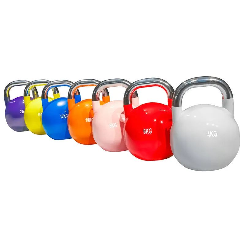 Steel paint all-steel competition kettlebell 4kg to 32kg for men and women strength training