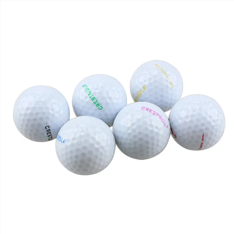 White LED golf ball on grass with 42.6mm diameter for night training, hard resin surface