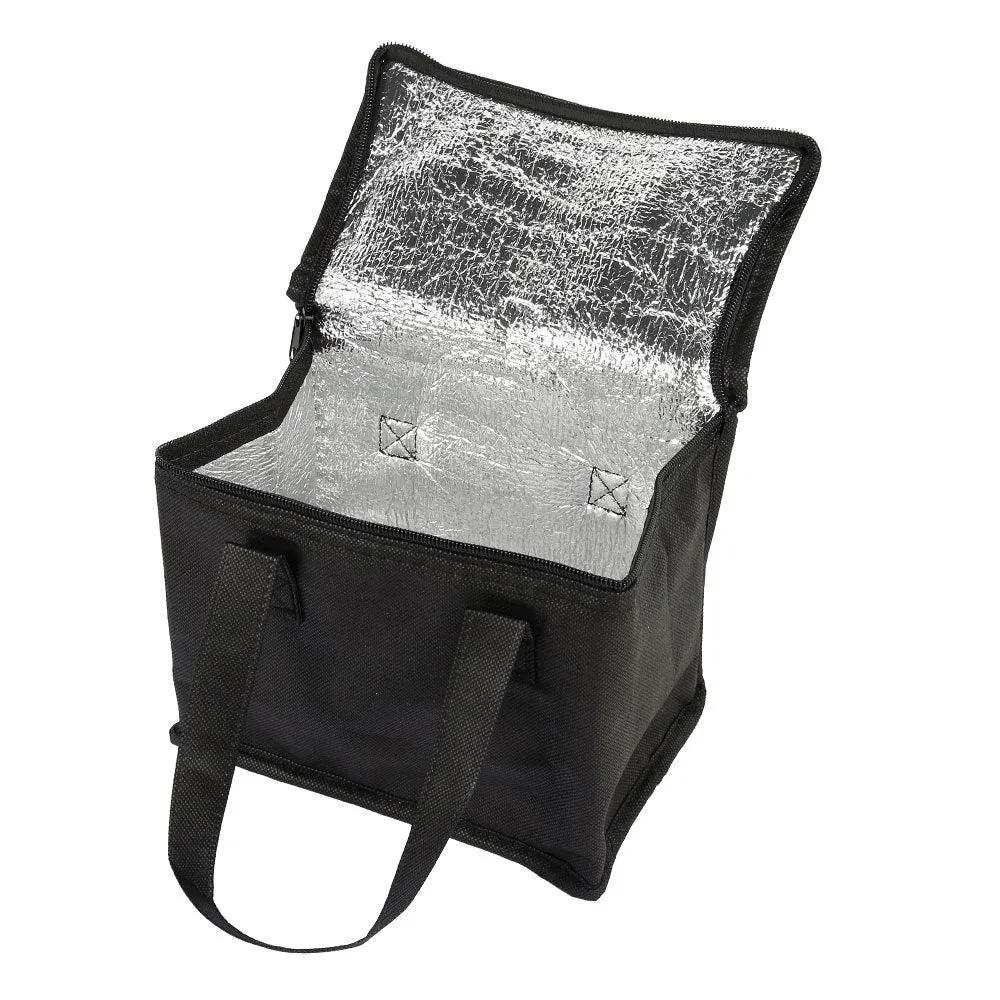 Insulated thermal bag drink carrier in ABS material, envelope shoulder bag style, large size 28x14x17 cm