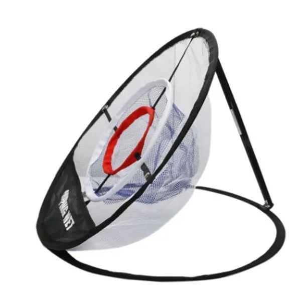 Square cutting rod net practice hitting net with metal frame pop-up design for beginners