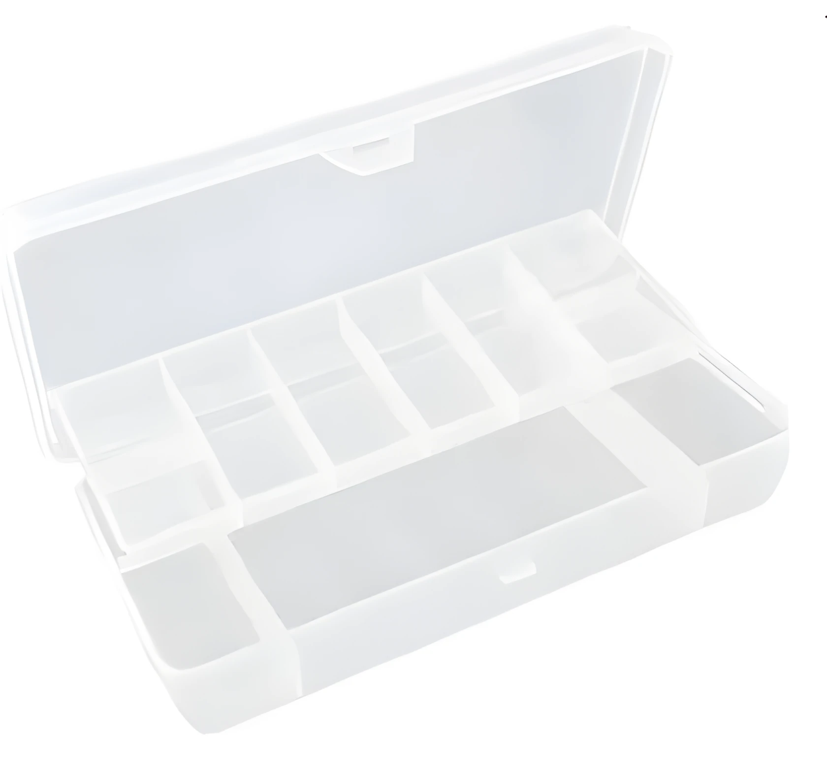 Fishing Accessories Smart Box double layer bait box for outdoor fishing tackle storage transparent colour option