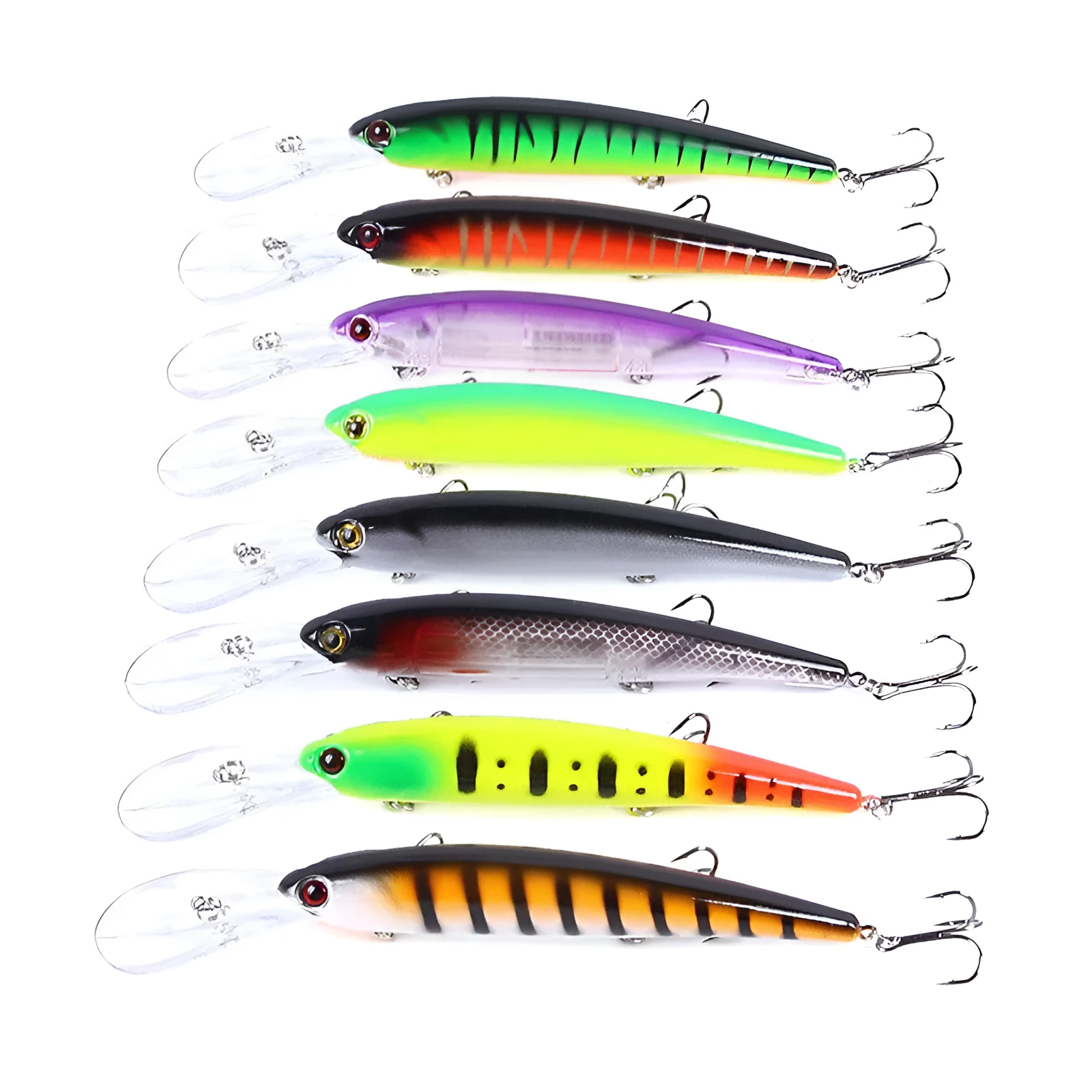 Biomimetic plastic fishing bait lure 16.5cm 21g with hook, MI124 series in multiple colours