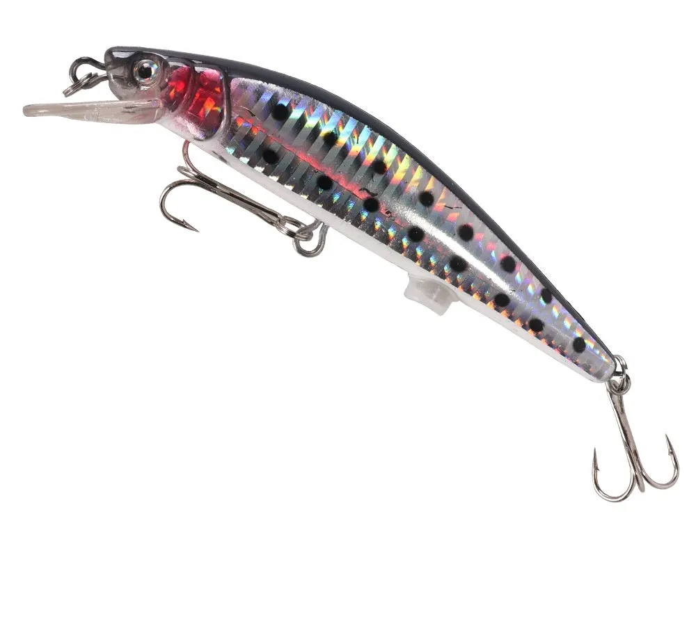 Colourful floating mino fishing bait with USB charging cable for luminous night fishing