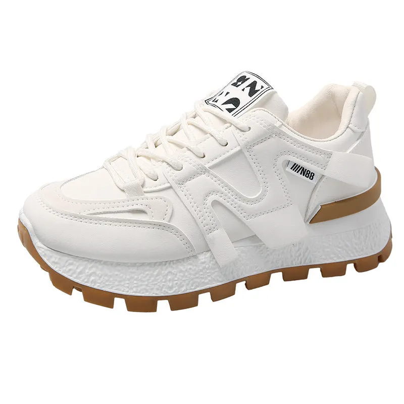 Women's low-top sneaker in black with artificial PU upper, rubber sole, and front lace-up closure.