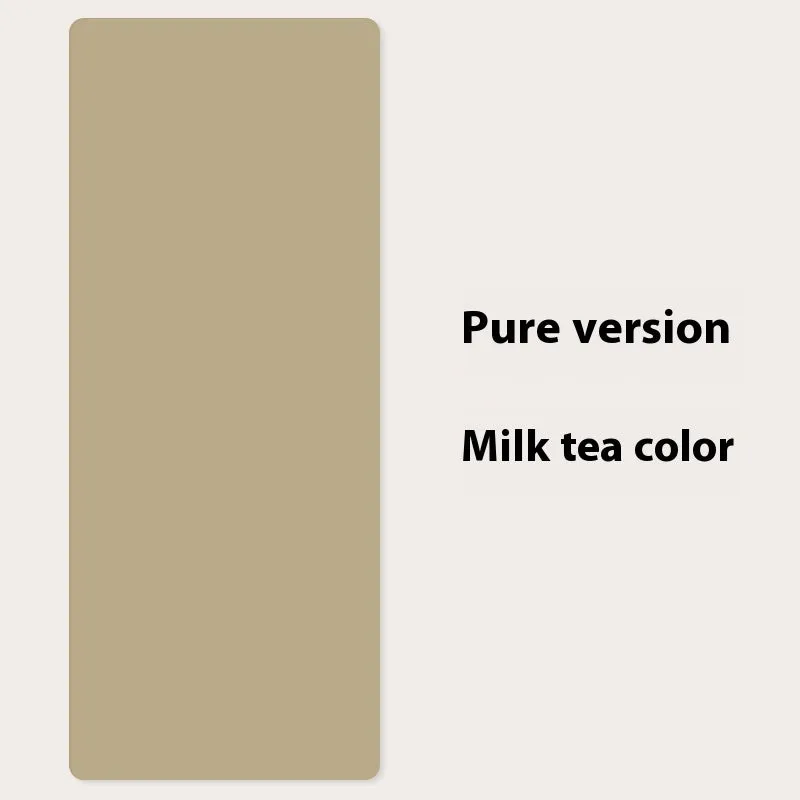 Pu natural rubber non-slip body line yoga mat 185x68cm in bean paste purple