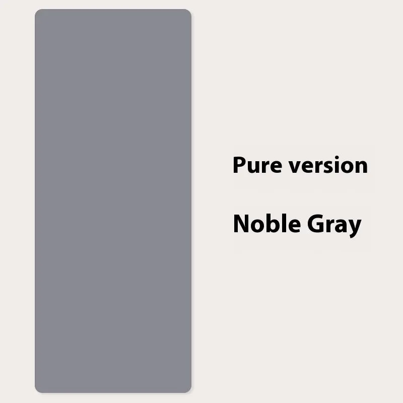 Pu natural rubber non-slip body line yoga mat 185x68cm in bean paste purple