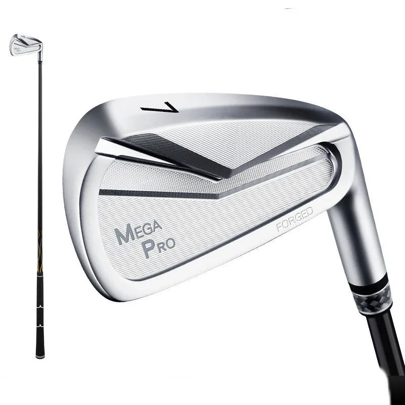 Men's golf iron 32 degree loft 1020 soft iron forged stainless steel head carbon shaft high rebound strike surface new rubber grip