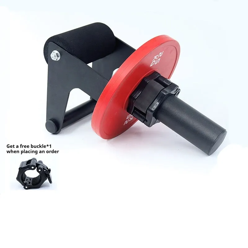 Shin trainer with iron foam frame and foam padding for calf ankle rehabilitation, fits 50mm or 25mm barbell discs
