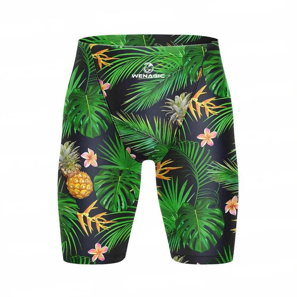 Adult swimming briefs in a briefs style made from Lycra and polyester fabric, shown in multiple colour options.