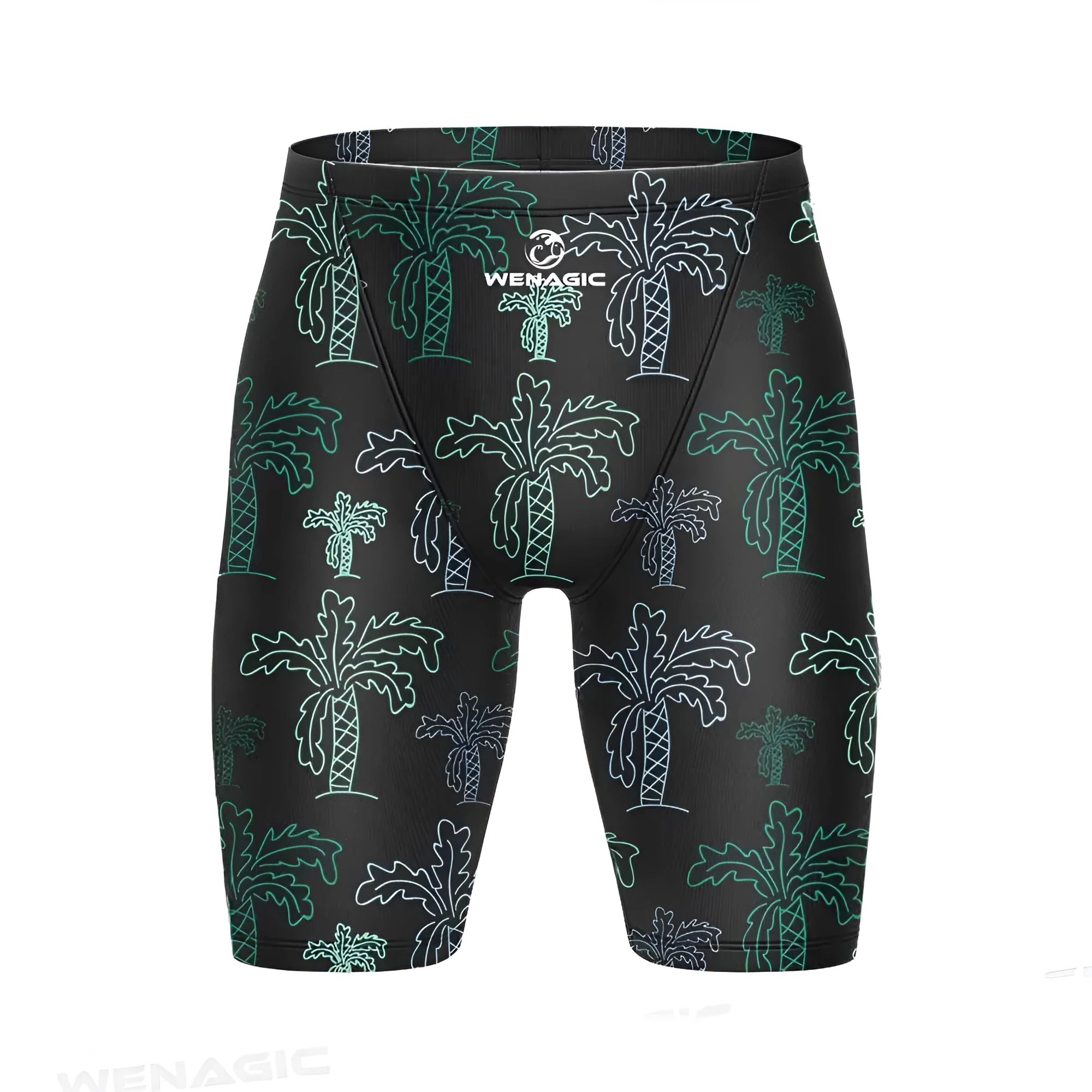 Adult swimming briefs in a briefs style made from Lycra and polyester fabric, shown in multiple colour options.
