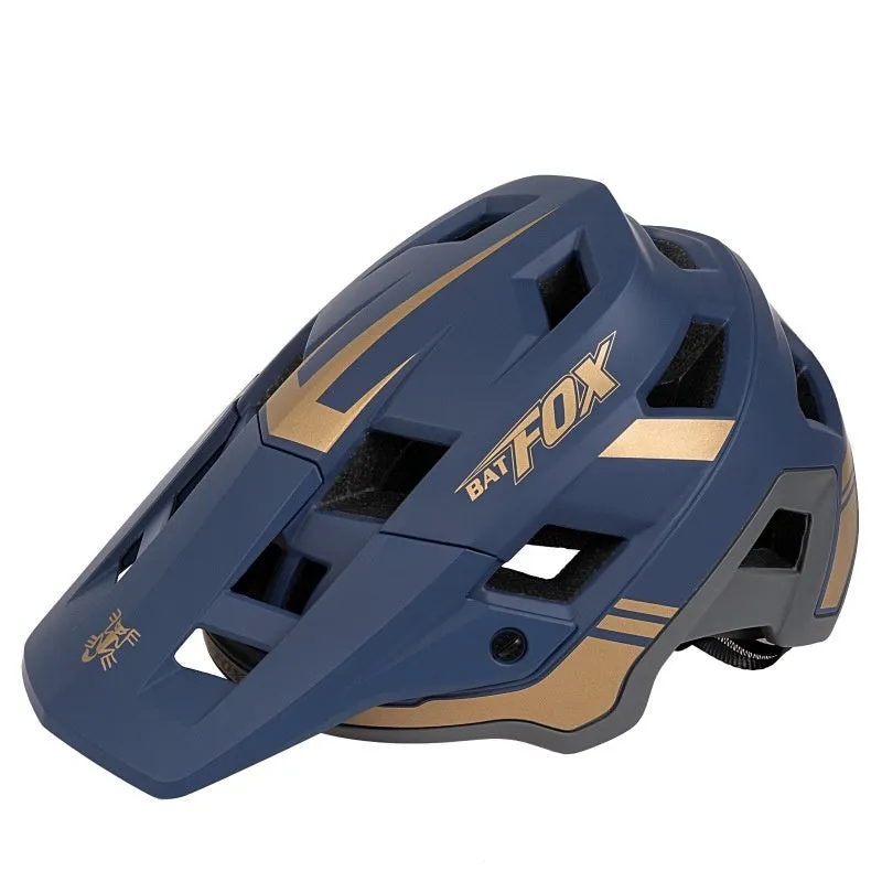 Mountain bike helmet in army green with PC EPS construction, size L 58-61 cm